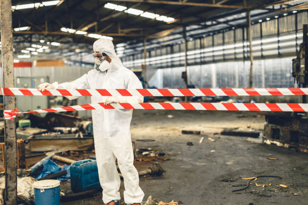 Professional Trauma Scene Cleanup technician working in Beverly Hills, CA